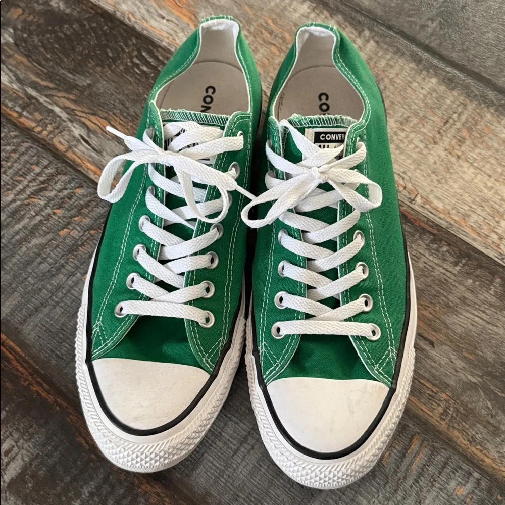 Green Converse Low-Top Sneakers mens size 11 - Picture 3 of 9